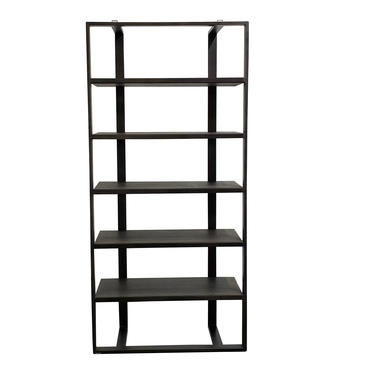 Tall Wood and Iron Bookcase from Terra Nova Designs 