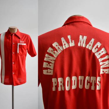 Vintage Red Bowling Shirt 