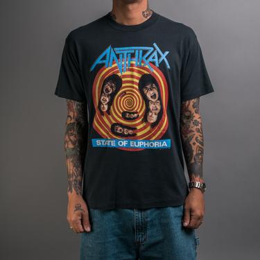 Vintage 1988 Anthrax State Of Euphoria Tour T-Shirt 