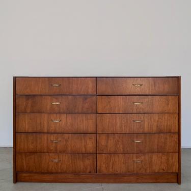 Mid-century Modern 1960's 8-Drawer Dresser by Founders Professionally Refinished in Walnut! 