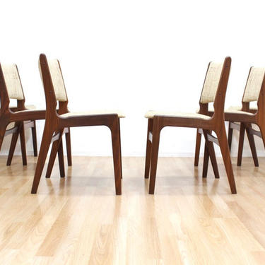 Danish Modern Model 89 Dining Chairs by Erik Buch for Anderstrup Mobelfabrik 