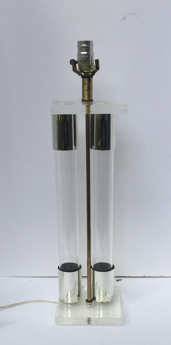 Vintage Lucite Table Lamp By, Vintage Lucite Table Lamps