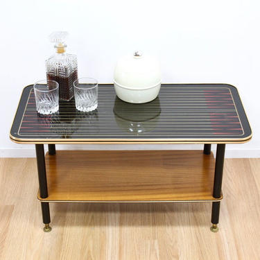 Mid Century Atomic Coffee Table Side Table 