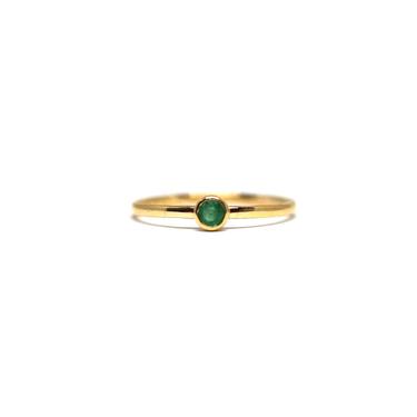 Emerald Birthstone Stacking Ring