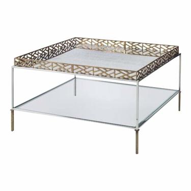Ambella Home Modern Antique Mirror Chatsworth Cocktail Table
