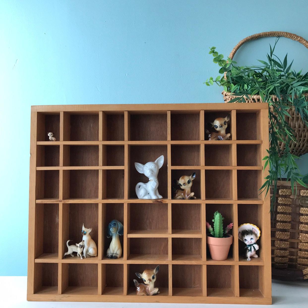 Mini Shadow Box Large wooden shadow box shadowbox. Display miniatures tiny ...