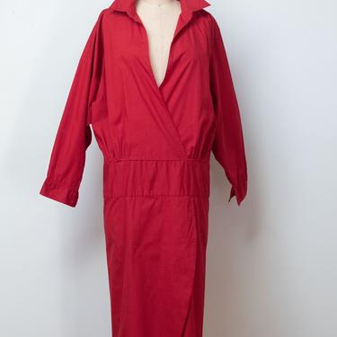 1980s Red Dress | Norma Kamali 
