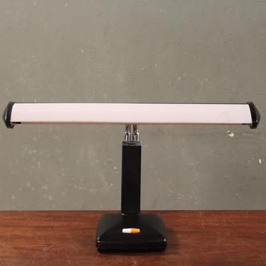 Retro Black &amp; White Gooseneck Desk Lamp