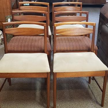 Item #S2015 Set of Six Teak Dining Chairs by McIntosh c.1960s