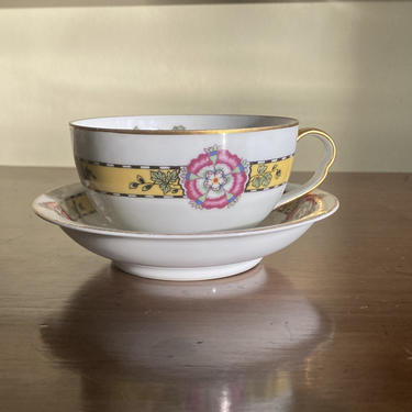 Black Knight Tea Cup And Saucer 