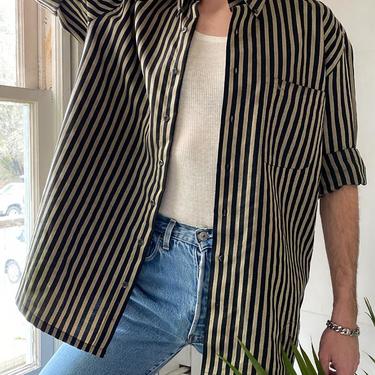 90s Dior Striped Shirt