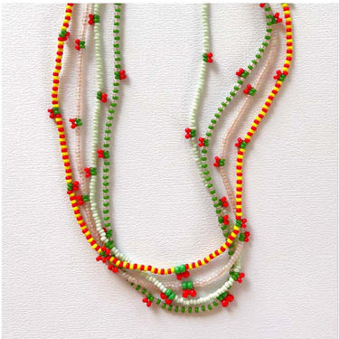 Mari Bisbal 16" Cherries Necklace