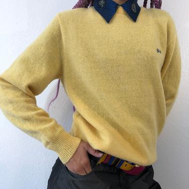 Vintage Le Tigre Yellow Knit Sweater 