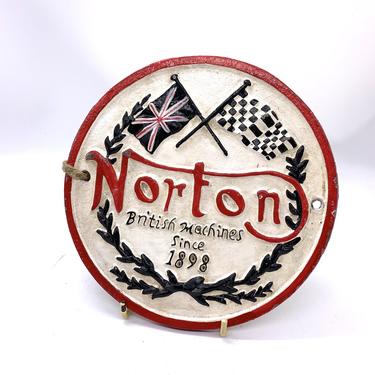 Cast Iron Norton Sign