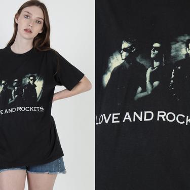 Vintage 1989 Love And Rockets So Alive Tour Band Rock Punk Spring Ford T Shirt XL 