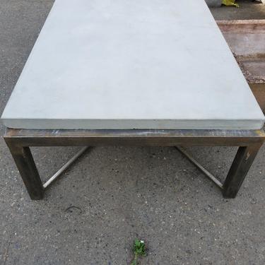 Concrete and Steel Table