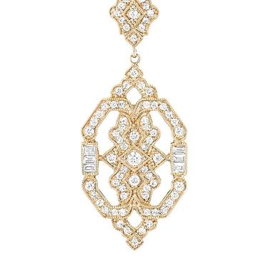 Garbo Necklace - Yellow Gold and Diamonds