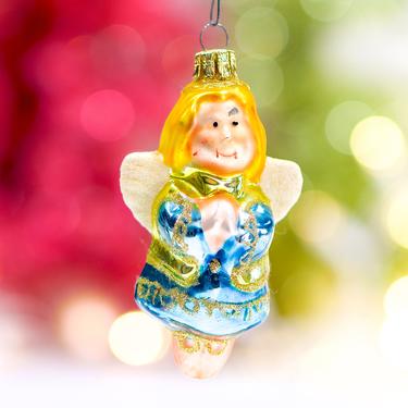 VINTAGE: Mercury Glass Angel Ornaments - Blown Figural Glass Ornament - Christmas - Holiday - SKU Tub-408-00017131 