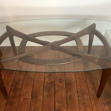 MID CENTURY MODERN Adrian Pearsall Compass Dining Table 