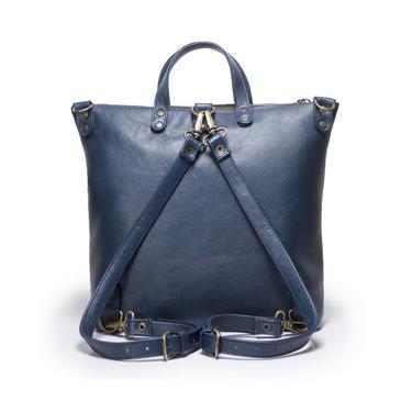 Attache Backpack-Blue