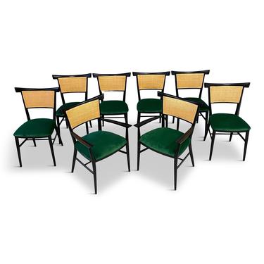 Set of Eight Dining Chairs Designed by Paul McCobb for Directional Mid Century