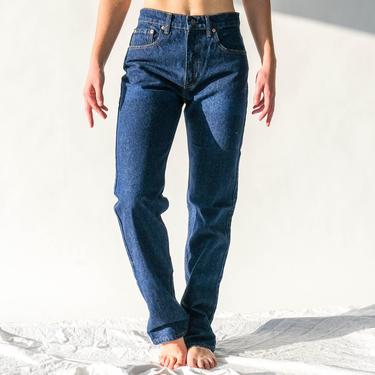Vintage 80s LEVIS 505 Medium Indigo Wash High Waisted Jeans | Made in USA | Size 29x34 | UNWORN | 1980s Levis Boho High Waisted Denim Pants 