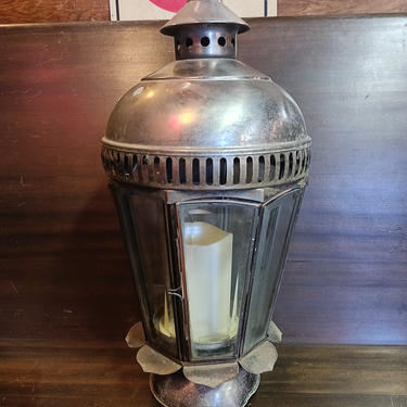 Beveled glass lantern