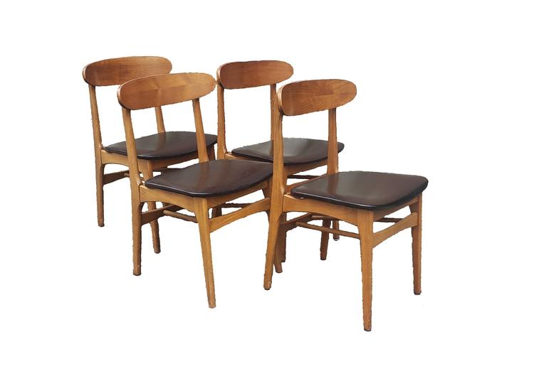 Set of 4 Mid-Century Modern Dining Room Chairs