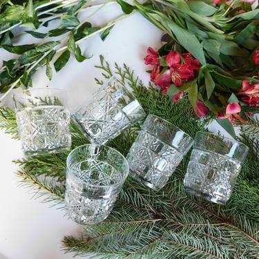 Vintage French Whiskey Cocktail Tumblers (set of 5)