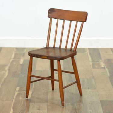 American Provincial Comb Back Dining Chair