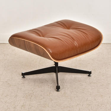 Vegan Leather Lounge Chair and Ottoman