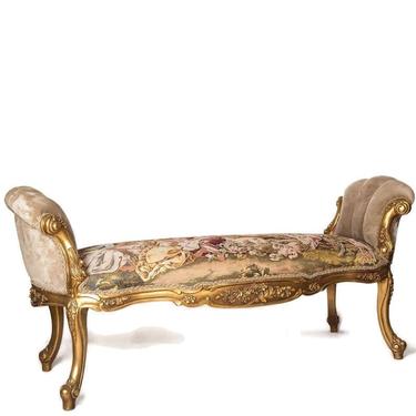 LOUIS XVI Style Bedroom Bench, French, Queen Anne, Italian Provincial, French Country Decor 