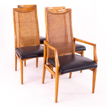 Drexel Heritage Mid Century Dining Chairs - Set of 4 - mcm 