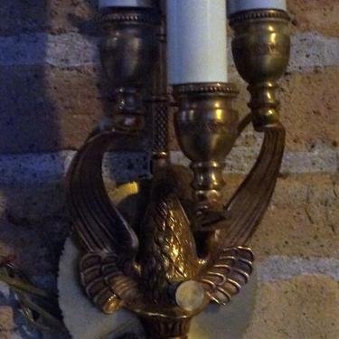 Gold Goose Sconce