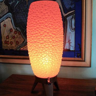Mid Mod Bubble Beehive Table Lamp
