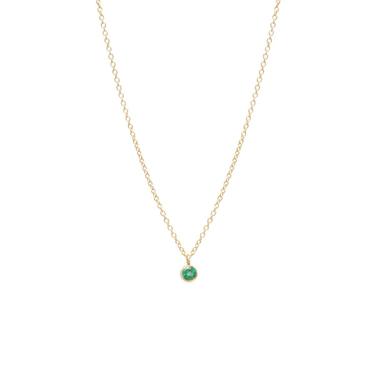 Emerald Choker Pendant Necklace