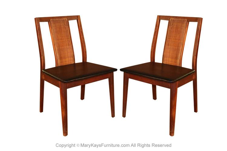 Pair Mid Century Chairs in the Style of Edward Wormley 