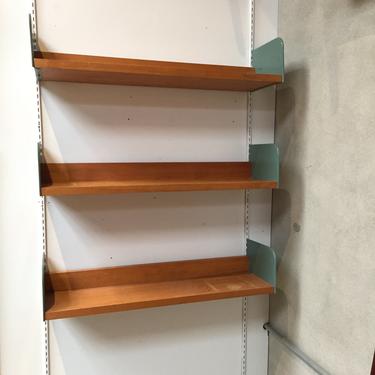 Reclaimed Solid Maple Library Shelves from Corona Del Mar High School