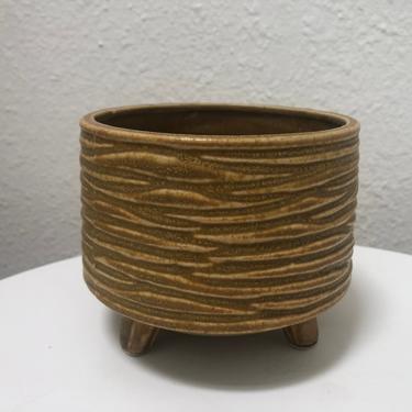 Footed Japanese Design Porcelain Planter/ Flower Vase Ikebana 