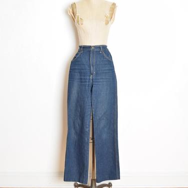 vintage 70s 80s jeans Cheryl Tiegs disco high waisted denim pants straight leg M clothing 