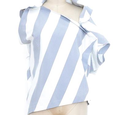 Issey Miyake Striped Origami Top