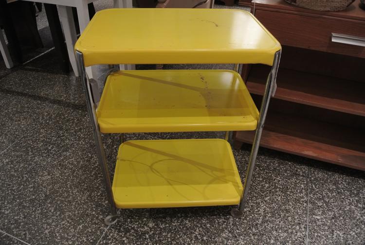 Yellow Bar Cart - $55