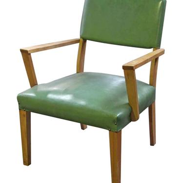 Green Mid Century Arm Chair