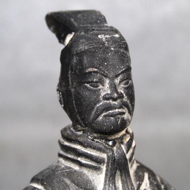Vintage Terra-Cotta Chinese Soldier Statue Replica - 6&amp;quot; Tall Soldier - Emperor Qin's Soliders  | FREE SHIPPING 