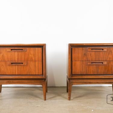 Pair of American Walnut End Tables