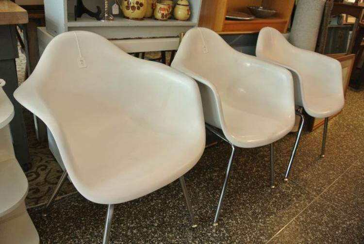 White shell chairs. $70/each