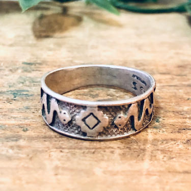 Vintage Ring, Band Ring, Snake Ring, Serpent Jewelry, Vintage Jewelry, Geometric Ring, Simple Jewelry, Unique Ring, Thin Band, 925 Ring 