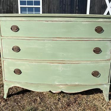 Vintage Bow Front Chest