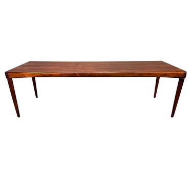Vintage Danish Mid Century Modern Rosewood Coffee Table by Hw Klein for Bramin 