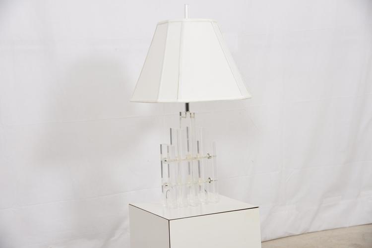 MCM Lucite Table Lamp
